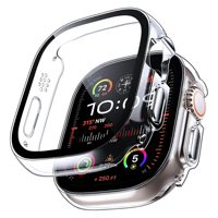 CM Full Cover Smart Watch Protecteurs PC Watch Case pour Apple Watch Series Screen Protector Case pour IWatch Ultra 49mm
