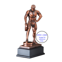 Résine Altas Bodybuilder Hercules Statue Bodybuilding Trophy