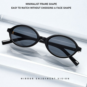 <span class=keywords><strong>Lunettes</strong></span> <span class=keywords><strong>de</strong></span> <span class=keywords><strong>soleil</strong></span> ovales tendance, <span class=keywords><strong>lunettes</strong></span> <span class=keywords><strong>de</strong></span> <span class=keywords><strong>soleil</strong></span> rétro à la mode, vente en gros, classiques, bon marché, populaires, <span class=keywords><strong>lunettes</strong></span> en plastique pour femmes - Product Image 4