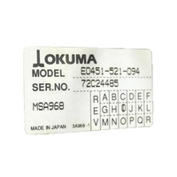 E0451-521-094 Carte de circuit de commande PCB neuve de la marque OKUMA, pièces détachées CNC d'origine avec garantie d'un an