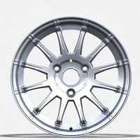 Llantas de acero cromadas de 15 pulgadas para tuning, con adaptador de buje de rueda multirradio para Mercedes-Benz Smart (Modelo A45115) 3 orificios PCD 112