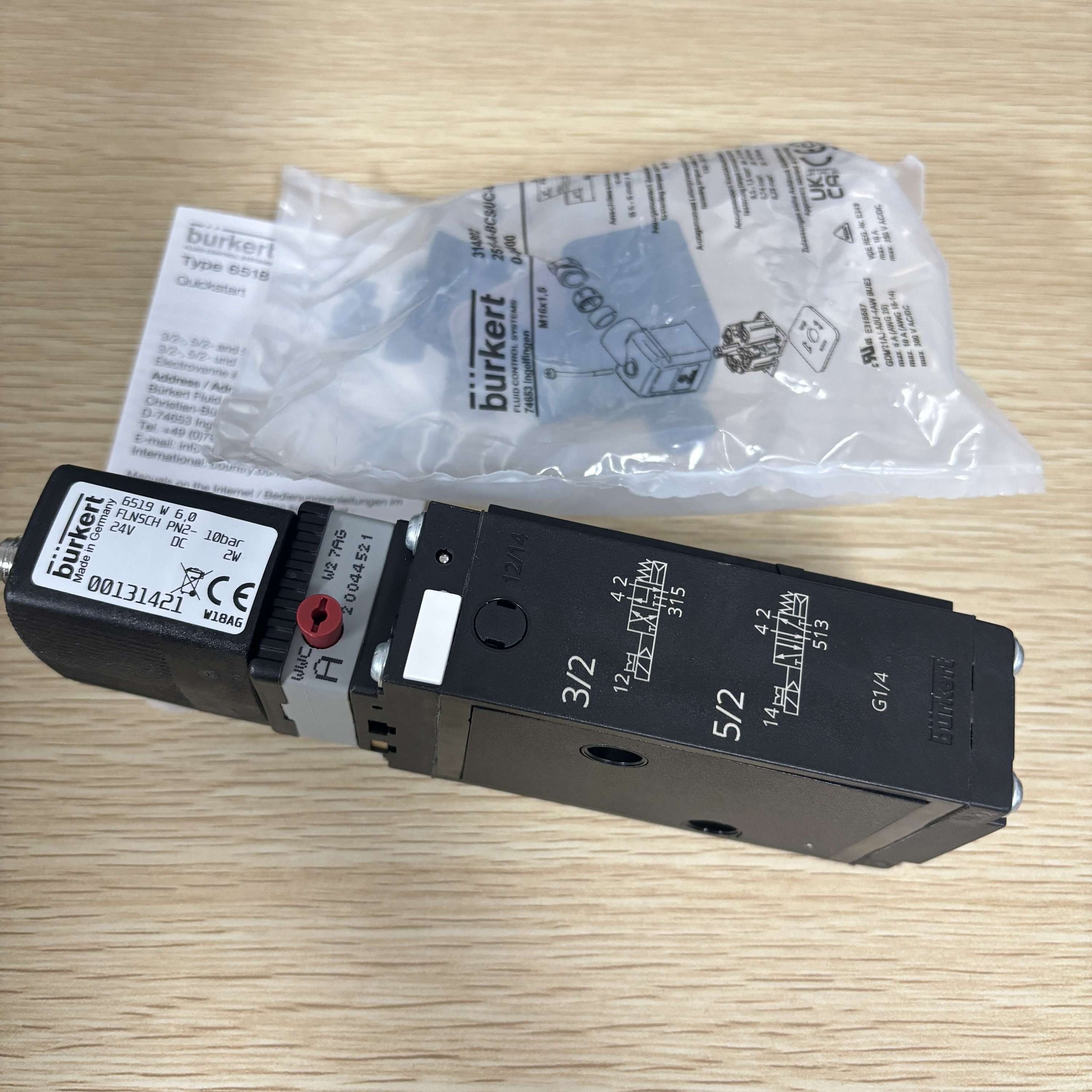 Bürkert Pneumatikventil 5470 135208 10 bar (max) 1 St. kaufen