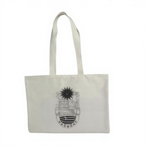 Bolsa de Compras de Algodón de 12x16 Pulgadas, Bolsa de Tela Reutilizable Resistente para el Mercado, Supermercados, Tiendas Minoristas, Eventos y Uso Promocional - Product Image 1