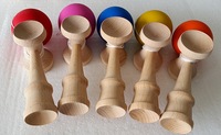 Jouet Kendama en bois et PU élastique, personnalisé en usine, vente en gros