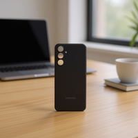 Coque de téléphone portable pour A54 5G, en PC uni, antichoc, noire, pièce de rechange