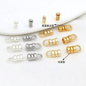 สร้อยคอทองแดงชุบทอง 18K พร้อมตัวล็อคแบบยูนิเวอร์แซล โซ่ทอง 14K ตัวล็อคแบบลวดเหล็ก รุ่น B49 - Product Image 1