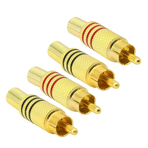 DXZP SC Good Quality RCA Plugs Audio <strong>Jacks</strong> RCA Connectors AUX DIY Kit for <strong>Amplifier</strong> DVD Mp3 Mp4 Player Metal RCA Connectors - Product Image 6