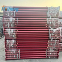 Puntales de Andamio de Acero HH Q235/Q345, Resistentes a la Corrosión y de Alta Resistencia para Uso en Construcción al Aire Libre, Altura de 3-5 Metros