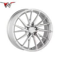 Rines de Aleación de Diseño Cóncavo con Acabado Cromado de 19X8.5 Pulgadas, Compatibles con Mustang, Audi A4, A6, BMW F30, G20, E90, Rines para Automóviles de Pasajeros