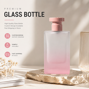 Flacon <span class=keywords><strong>de</strong></span> <span class=keywords><strong>parfum</strong></span> rectangulaire en verre givré <span class=keywords><strong>de</strong></span> luxe 57 ml, flacons <span class=keywords><strong>de</strong></span> <span class=keywords><strong>parfum</strong></span> vides en verre avec bouchon en alliage - Product Image 1