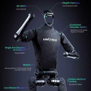 Robot humanoïde Unitree H1, robot IA avec LIDAR 3D et caméra de profondeur, 180 cm, prend en charge le développement secondaire - Product Image 2