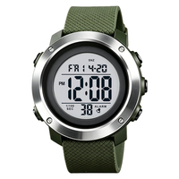 Jam Tangan Olahraga Digital Terlaris untuk Camping Outdoor Pria Wanita, Tahan Air 50m, Layar LCD, Kancing Gesper, Fungsi Stopwatch, Tampilan Tanggal dan Hari