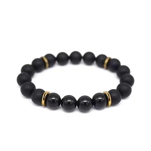 Bracelet perlé volcanique tendance pour hommes et femmes, style plaque, luxe léger, haut de gamme, pour amoureux - Product Image 5