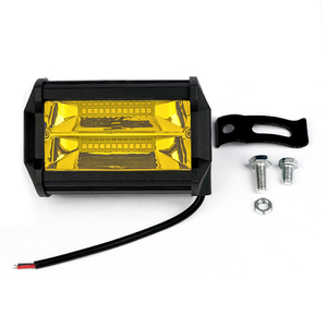 Accessoires de voiture lumières led pour voitures 72w ampoules de travail led blanc/<span class=keywords><strong>jaune</strong></span> lumineux led antibrouillard pour moto led feux tout-terrain - Product Image 4