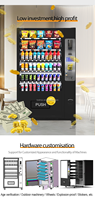Distributeur automatique de boissons et de snacks à livraison rapide et conception sécurisée, distributeur automatique moderne pour les entreprises de restauration