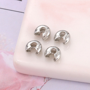 Open Type Positioning Bead Clasp C Shape Metal Jewelry Finding For <b>Bracelet</b> Silver Gold Copper Plated - Product Image 4