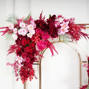 Yedodo 2024 Decorative Flower Supplies Square Arch Flower Stage Floral Frame Backdrop Wedding Arch Wedding Decoration Baby