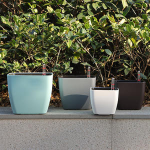 <span class=keywords><strong>Pot</strong></span> de fleur auto-absorbant carré grand diamètre Simple Pothos <span class=keywords><strong>bonsaï</strong></span> bureau auto-absorbant <span class=keywords><strong>Pot</strong></span> de fleur en gros - Product Image 2