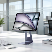 Expédition rapide Convient pour iPad Air 13 pouces M4/M3/M2 Support magnétique pour tablette Multifonctionnel Support rotatif à 360 degrés pour tablette