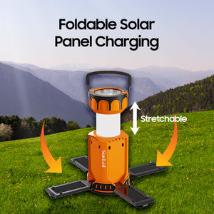 Linternas Solares LED Recargables para Camping, con 3 Modos de Luz y Diseño con Múltiples Ganchos, Venta al Por Mayor de Fabricante Chino - Product Image 2