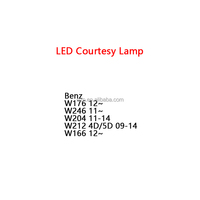 Accessoires de voiture Excellente qualité 12V Performance LED Lampe de courtoisie pour Benz W176 W246 W204 W212 W166