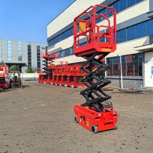 Plataforma Elevadora de Tijera Eléctrica de 4 Metros, Antideslizante, Industrial, Capacidad de 100 kg, para Uso en Almacenes - Product Image 2