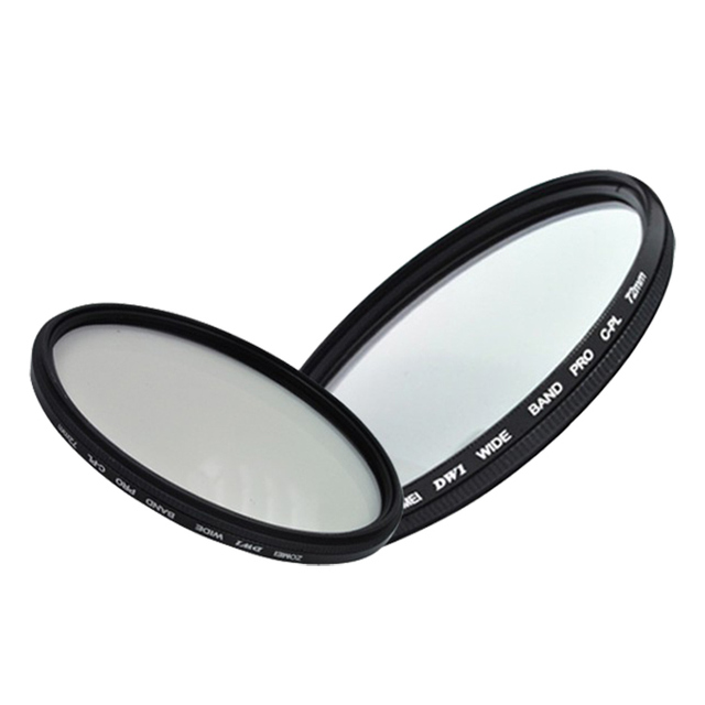 VISICO 72mm Circle Polarizing Lens CPL Filter