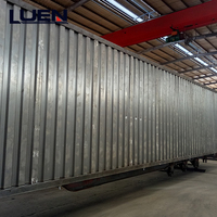 Prix d'usine Bonne Qualité LUEN 3 Essieux Fermé Container Van Box Cargo Semi Remorque