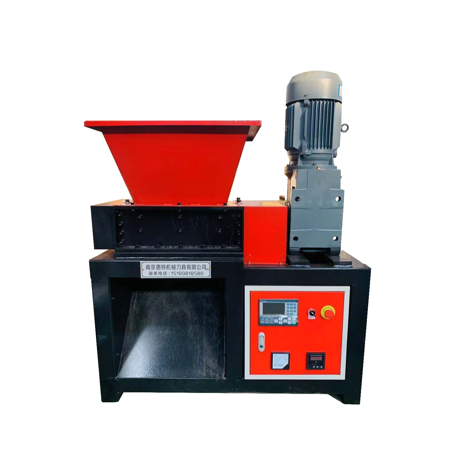 automatic double shaft shredder for recycling plastic film,Shredder machine factory price