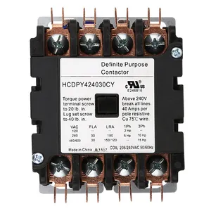 4 Cực 40A Từ Contactor Điều Hòa Không Khí AC Contactor