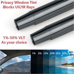 Film de teinte nano-céramique pour fenêtres, <span class=keywords><strong>prix</strong></span> <span class=keywords><strong>d</strong></span>'usine, 1%-70% VLT, rouleau pour <span class=keywords><strong>voiture</strong></span>, maison, bureau, camion, protection contre <span class=keywords><strong>la</strong></span> chaleur et les UV, protection de <span class=keywords><strong>la</strong></span> vie privée, durable - Product Image 2