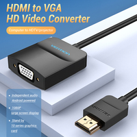 Konverter HDMI ke VGA 0.15M Hitam