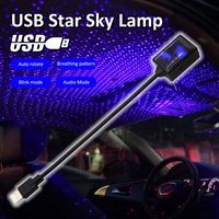 Auto USB LED Atmosphäre Sterne Licht Universal Dach Nacht Lichter Projektor Innen Umgebungs UNS Lampe Romantische Dekoration