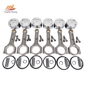 ชุดก้านลูกสูบและ EA839ขึ้นรูปมาตรฐานสำหรับรถ <span class=keywords><strong>Audi</strong></span> S7 <span class=keywords><strong>2.9</strong></span> <span class=keywords><strong>TFSI</strong></span> ชิ้นส่วนเครื่องยนต์เทอร์โบชาร์จ V6คู่ dkmb C8 2018 - Product Image 2