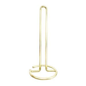 Modern Kitchen Paper Towel Roll Holder Metal Mounted Tissue Stand with Chef's <strong>Steady</strong> Storage <strong>Rack</strong> for Convenient Organization - Product Image 3