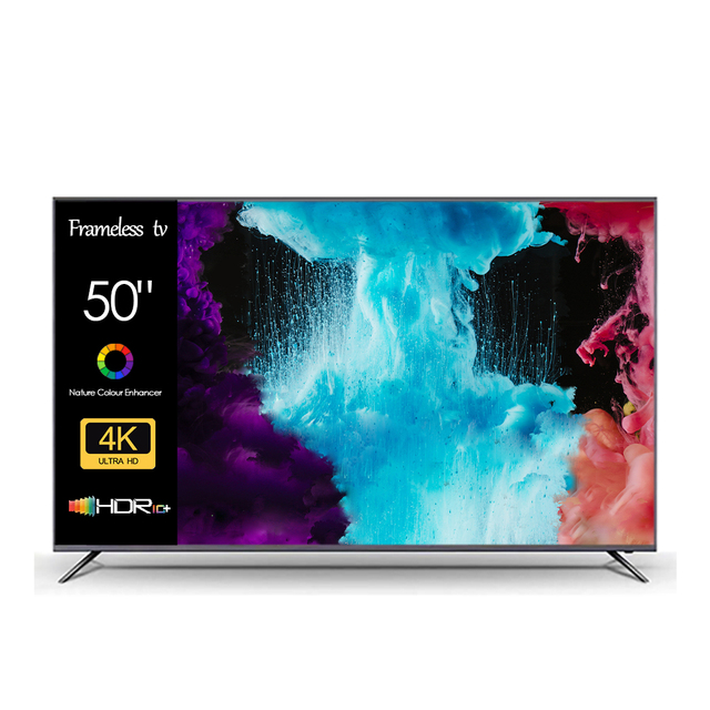 Ultra HD HDR 4K TV 50inch Android Smart TV With T2 S2 Frameless 60 70 Inch TV Wholesale