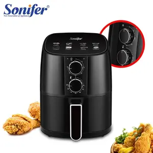 Sonifer SF-1011 Großhandel Doppel knöpfe 4.2L 1400W einstellbare Temperatur elektrische Timer kein Öl China Luft fritte use Ofen