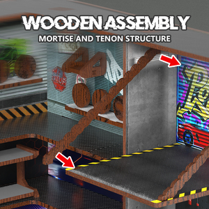 Ensemble de jeu de <span class=keywords><strong>garage</strong></span> de stationnement pour voitures miniatures en alliage moulé sous pression 1:64, circuit de course urbain, ensemble de jouets de modèles de véhicules miniatures pour enfants garçons, vente en gros - Product Image 5