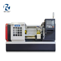 Tour CNC horizontal automatique Fanuc/GSK CK6150x1000 à banc plat, usinage de précision, portée maximale 500 mm, longueur 1000 mm