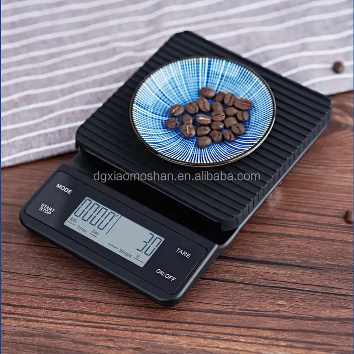 With Timer for Food Balance Weighing Mini Household Weighing Scale  Electronic Coffee Scale Digital LCD 3kg 0.1g Kitchen Scales