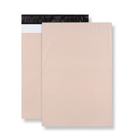 Enveloppes d'expédition couleur abricot prêtes à l'emploi pour l'emballage de vêtements et d'articles vestimentaires, MOQ 100 pièces, livraison rapide pour les acheteurs exportateurs