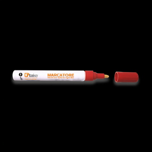 Marqueur industriel rouge 5 mm idéal pour toutes les surfaces - Product Image 3