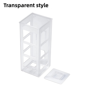 Boîte <span class=keywords><strong>de</strong></span> <span class=keywords><strong>rangement</strong></span> murale à quatre côtés creux pour organiser les outils <span class=keywords><strong>de</strong></span> maquillage et les fers à friser - Product Image 3