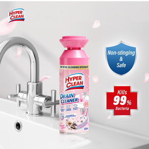 Nettoyant pour éviers et canalisations Hyperclean 400ml, type mousse, écologique, outil de dragage des tuyaux pour toilettes et cuisine, désodorisation efficace - Product Image 1