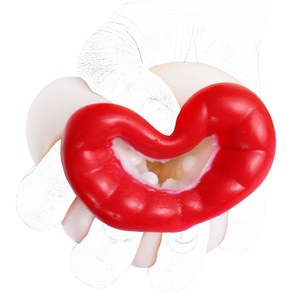 ถ้วยช่วยสำเร็จความใคร่ชาย GEEBA รุ่น Male Stroker สีแดง ทำจากซิลิโคน สำหรับผู้ชาย ช่วยกระตุ้นความสุขทางทวารหนัก ผลิตภัณฑ์ทางเพศสำหรับผู้ใหญ่ - Product Image 4