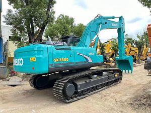 รถขุดตีนตะขาบ Kobelco SK350CL 35 ตัน ของแท้จากญี่ปุ่น มือสอง เครื่องจักรก่อสร้างระบบไฮดรอลิก - Product Image 4