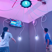 Jeu interactif de réaction à la lumière LED, jeu de défi de mémoire lumineux pour aire de jeux intérieure, salle de jeux, team building