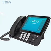 Téléphone multifonctions VoIP PSTN 4G 6 Sip Line System Android 11.0 Écran de 8 pouces Ethernet Carte SIM Hôtel Bureau Téléphone domestique