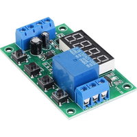 Relais temporisé double MOS DC 5V 36V 12V 24V, déclencheur de cycle, minuterie, interrupteur de temporisation, carte de circuit imprimé, contrôle de synchronisation PCBA