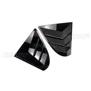 Car <b>Window</b> Shutter for 2008-2018 Mitsubishi Lancer EX X EVO Rear Side Vent Louver <b>Cover</b> Trim Auto Parts Carbon Fiber Style - Product Image 2